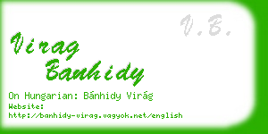 virag banhidy business card